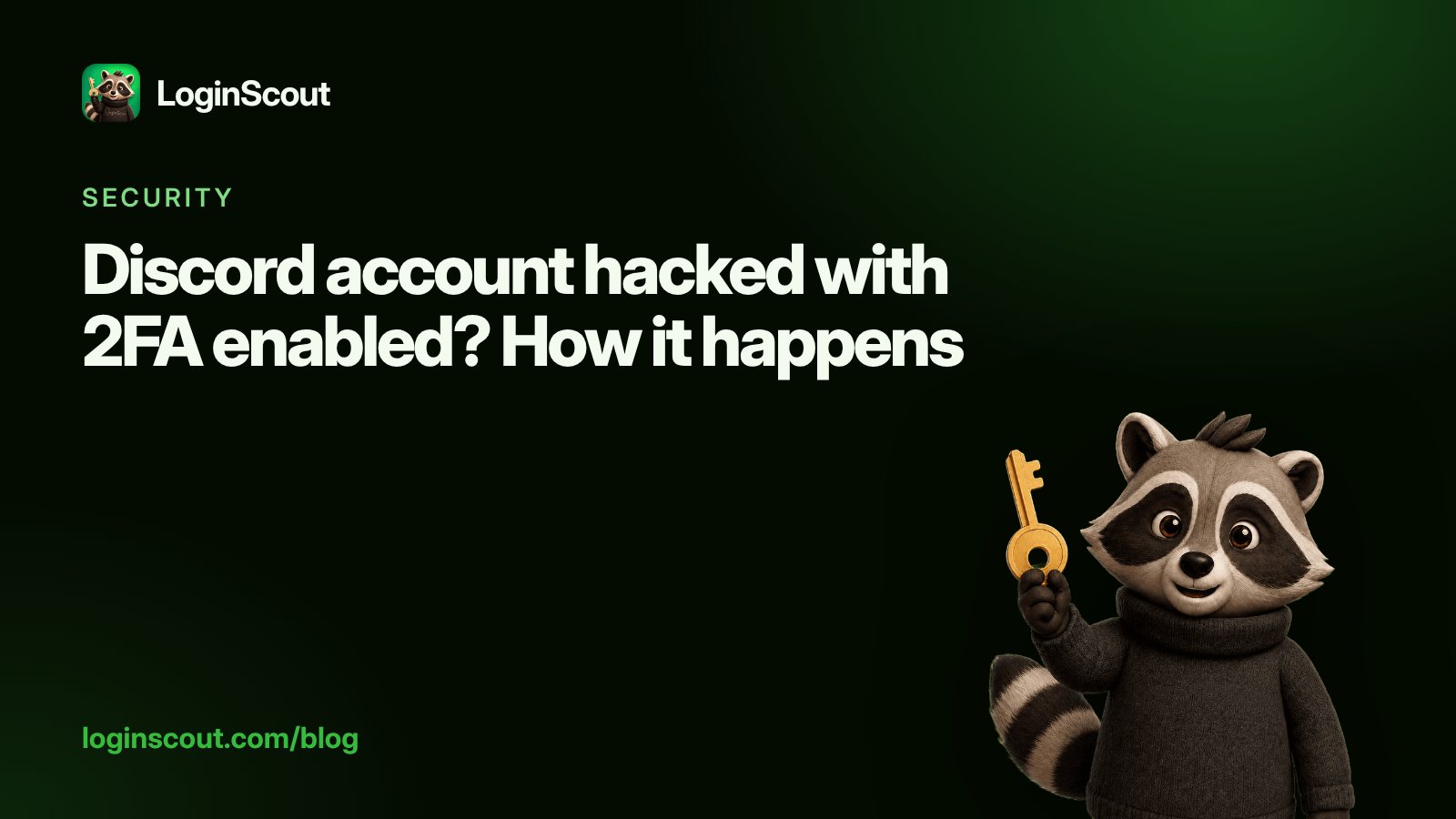 A Discord login protected by 2FA with a stolen session sneaking past it