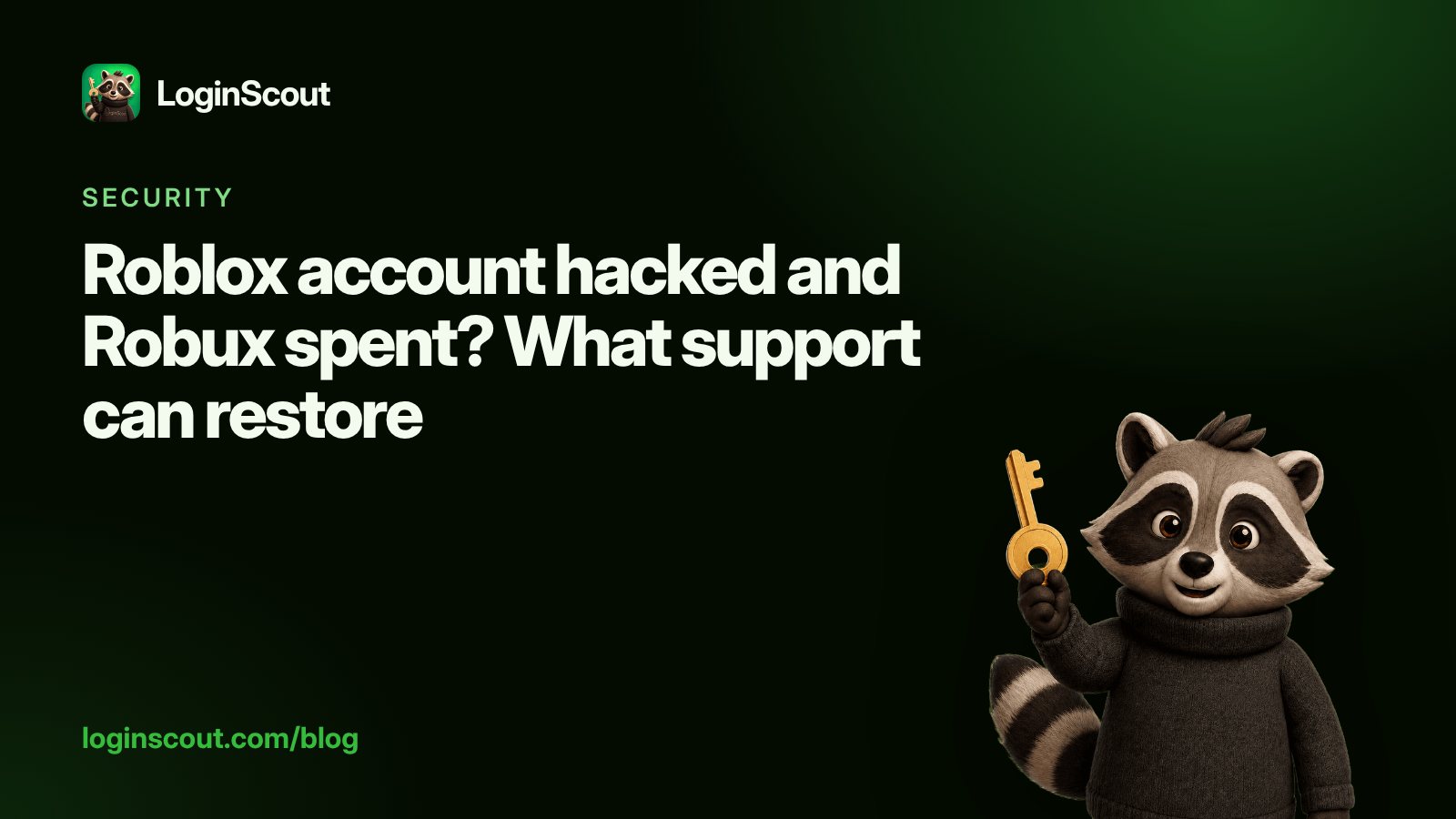 A Roblox account with an empty Robux balance and a recovery checklist